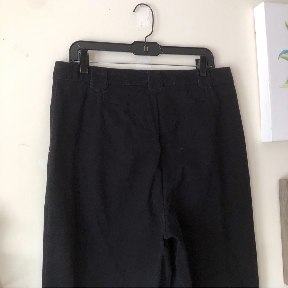 Future Collective High Rise Straight Twill Pant Yoke Seam Sz 12 Reese Blutstein - Picture 8 of 14
